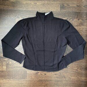Nougat London Black Victorian-look Black Sweater-Size 3 Medium